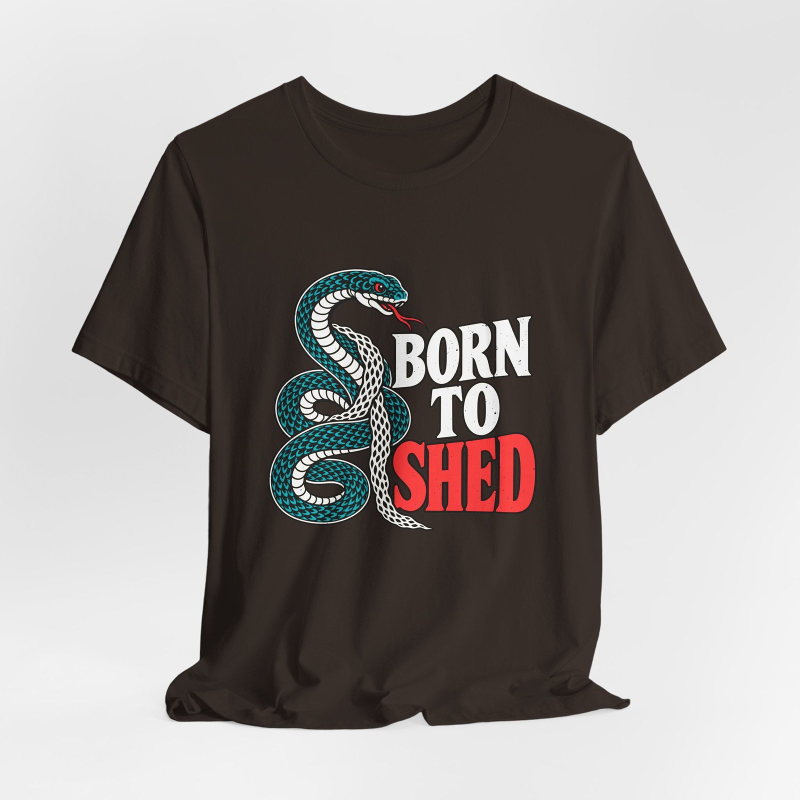 Born To Shed Snake Transformation Graphic Tee - Image 4