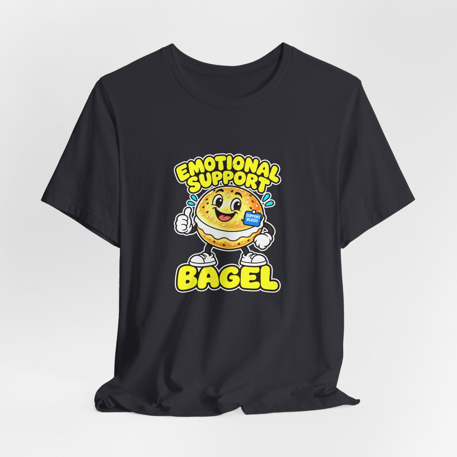 Emotional Support Bagel Graphic Tee - Image 24