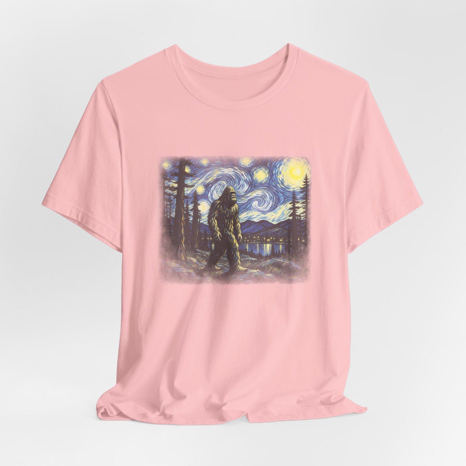 Bigfoot Moonlit Wilderness Graphic Tee - Image 44