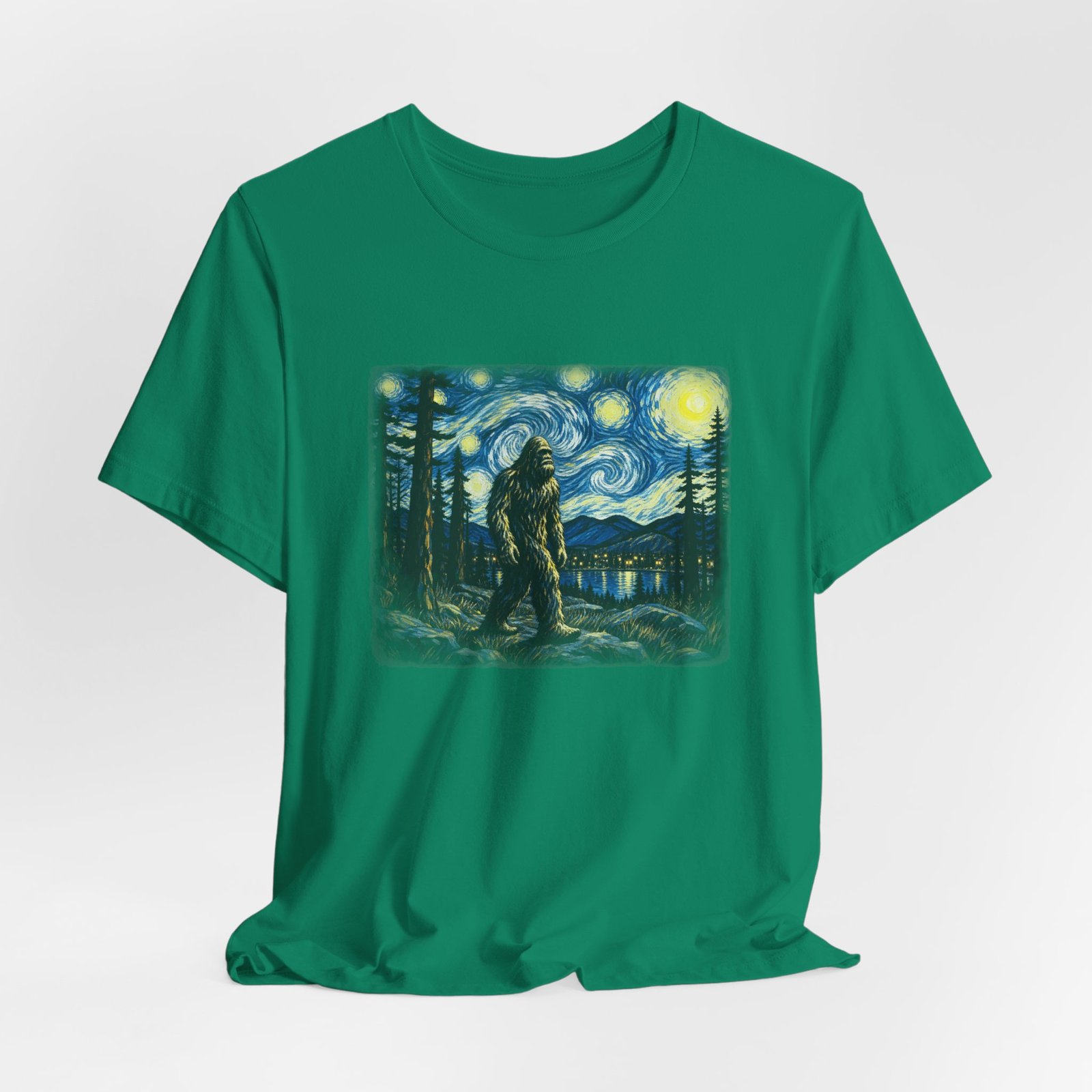 Bigfoot Moonlit Wilderness Graphic Tee - Image 28