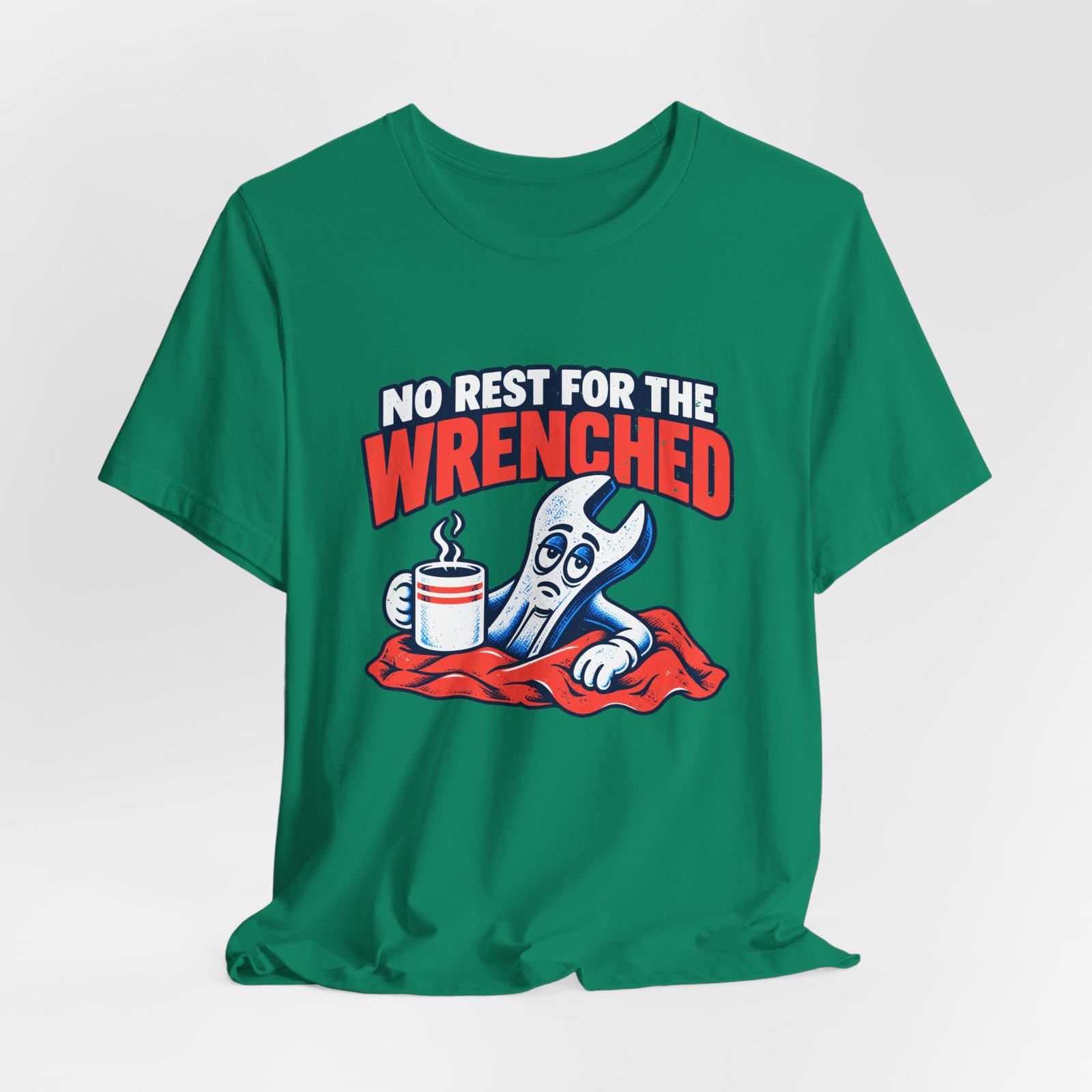 Wrenched Coffee Humor Graphic Tee - Image 16