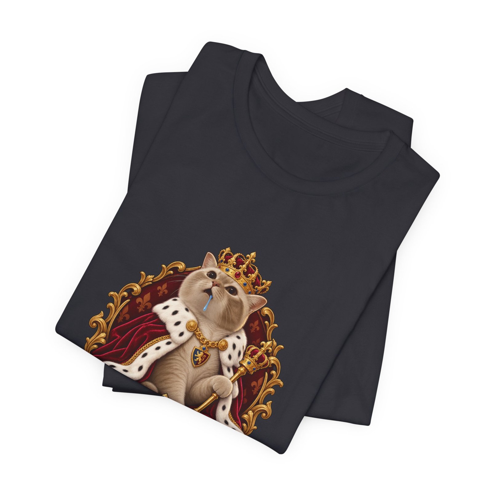 Lord I'm Lord Royal Cat Meme One Humor Graphic Tee - Image 23
