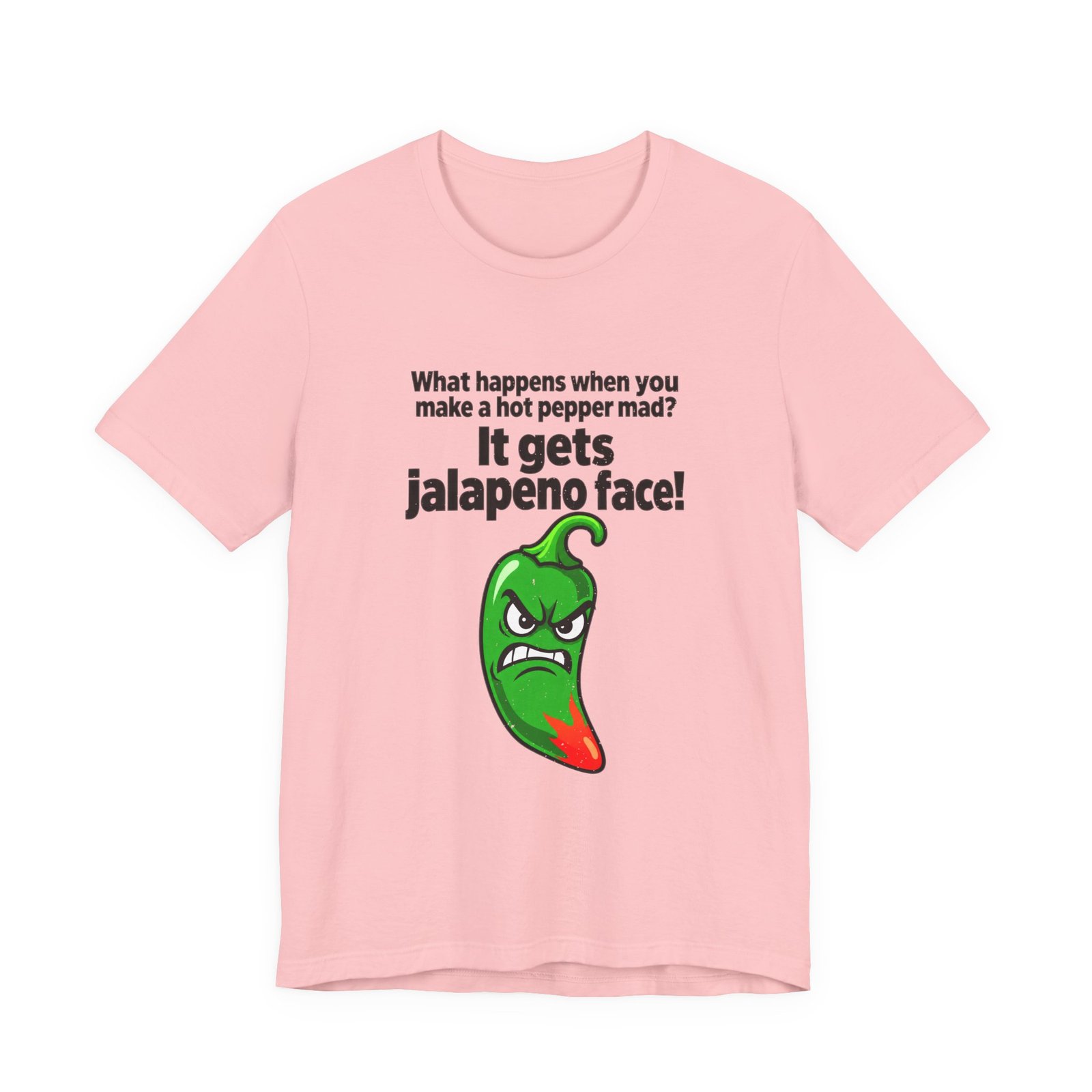 Jalapeno Face Pepper Pun Graphic Tee - Image 13