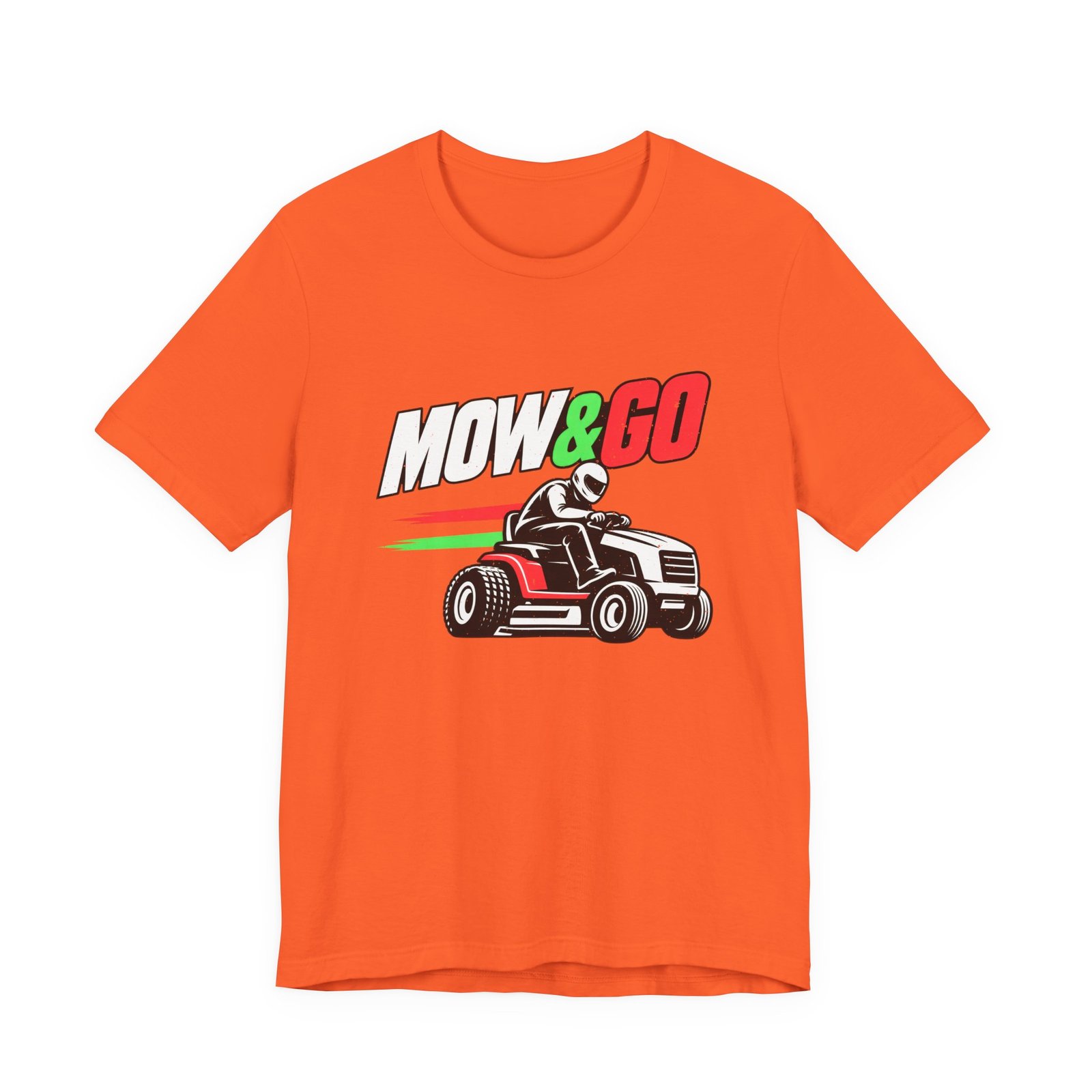 MOW & GO Lawn Mower Racing Dad Jokes Graphic Tee - Image 5