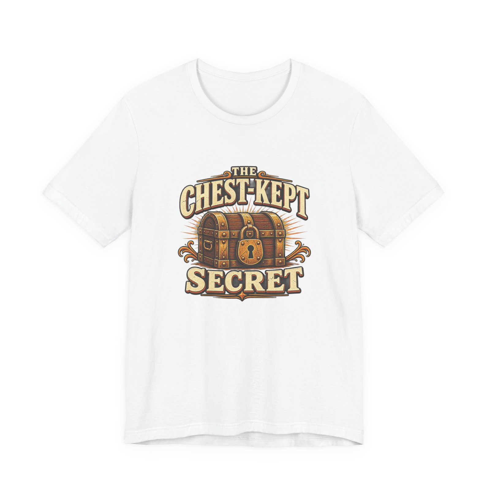 The Chest-Kept Secret Funny Treasure Pun Graphic Tee