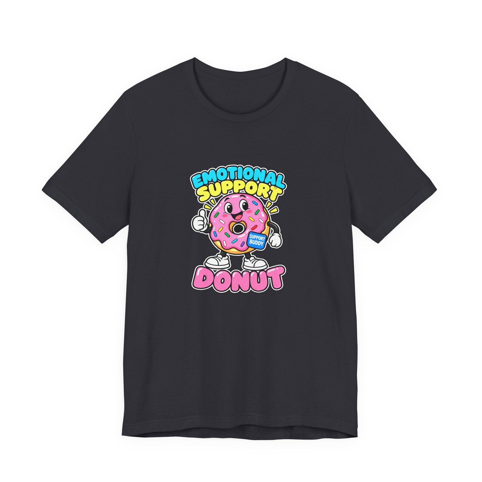 Emotional Support Donut Support Buddy Graphic Tee - Image 9