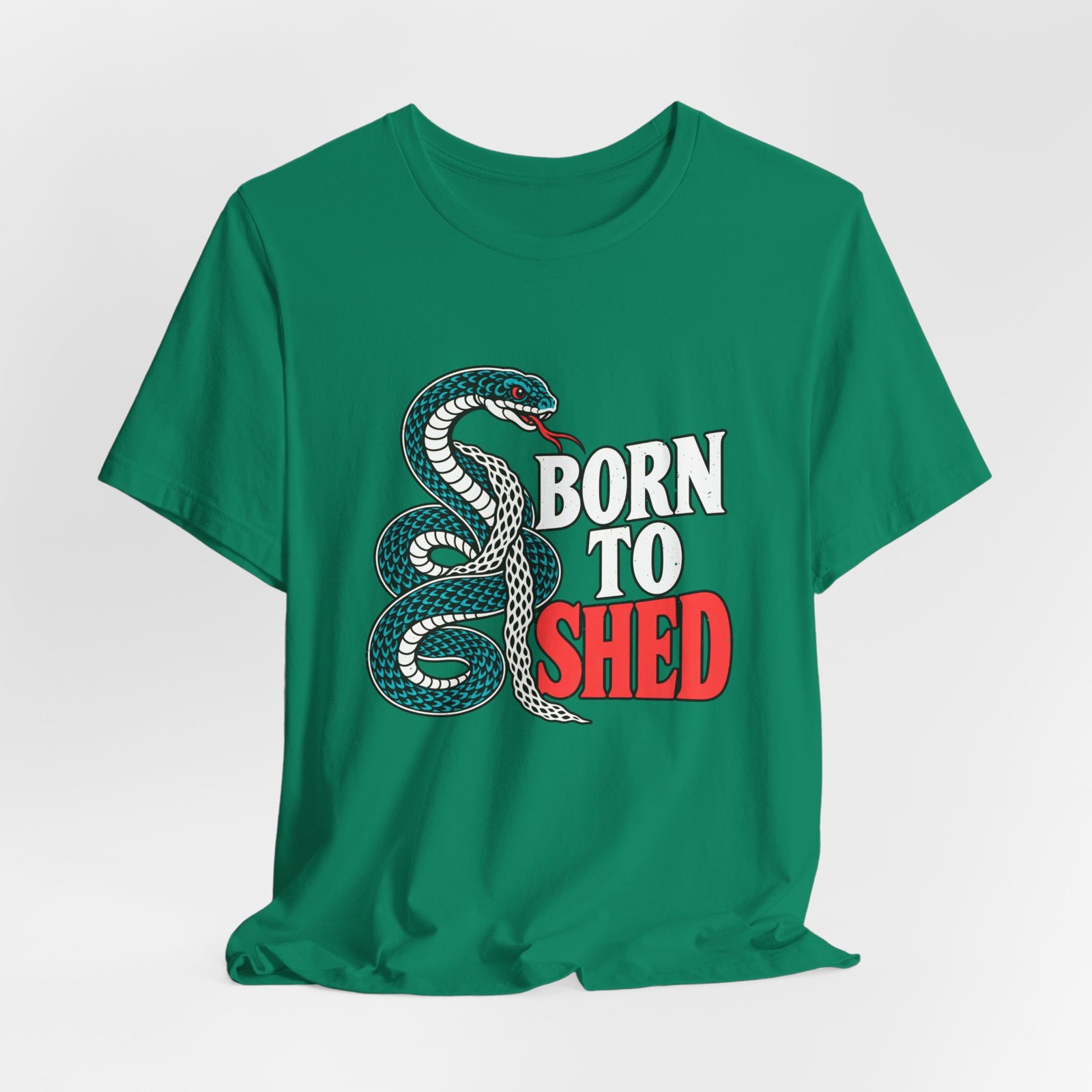 Born To Shed Snake Transformation Graphic Tee - Image 16