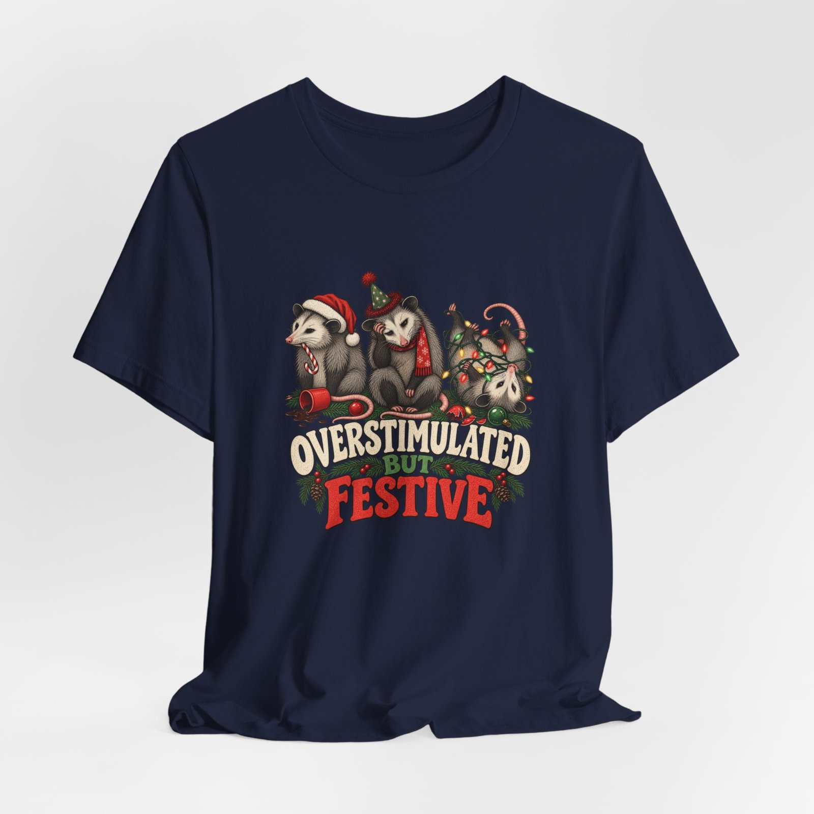 Overstimulated But Festive Christmas Opossums - Image 36