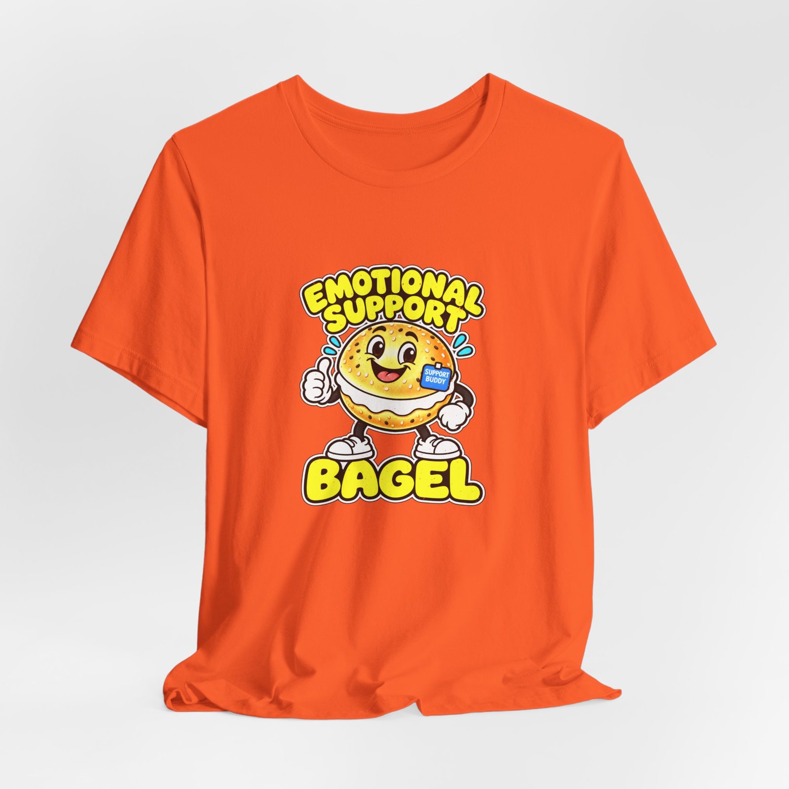 Emotional Support Bagel Graphic Tee - Image 8