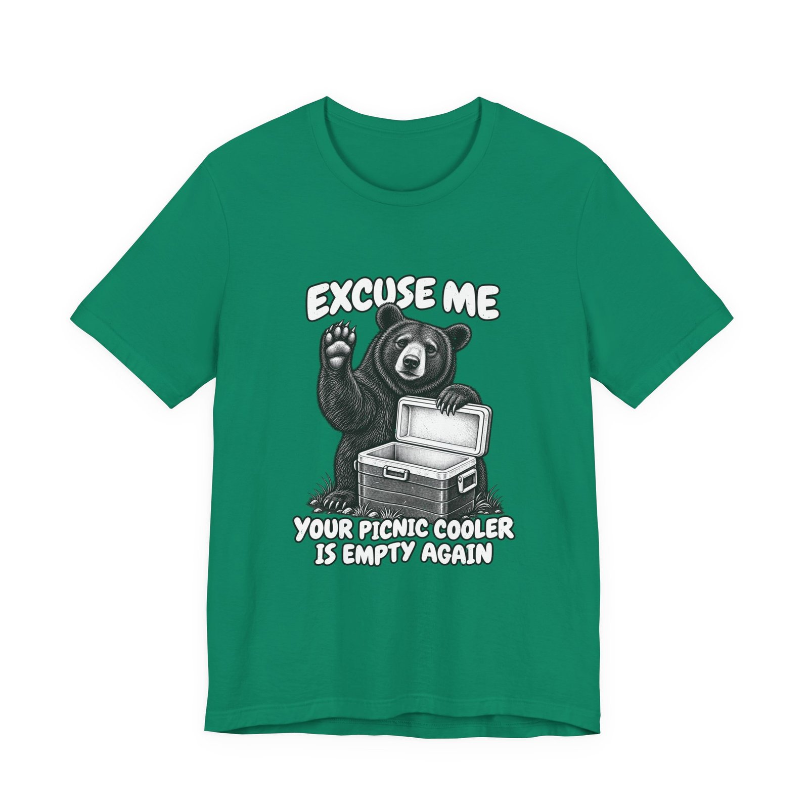 Excuse Me Your Picnic Cooler Is Empty Again Bear Humor - Image 13