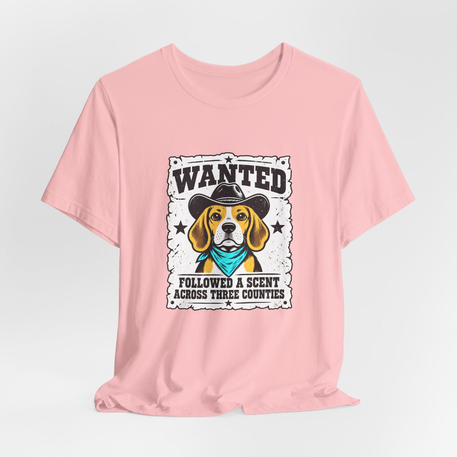 Wanted Beagle Dog Followed A Scent Across Three Counties Graphic Tee - Image 44