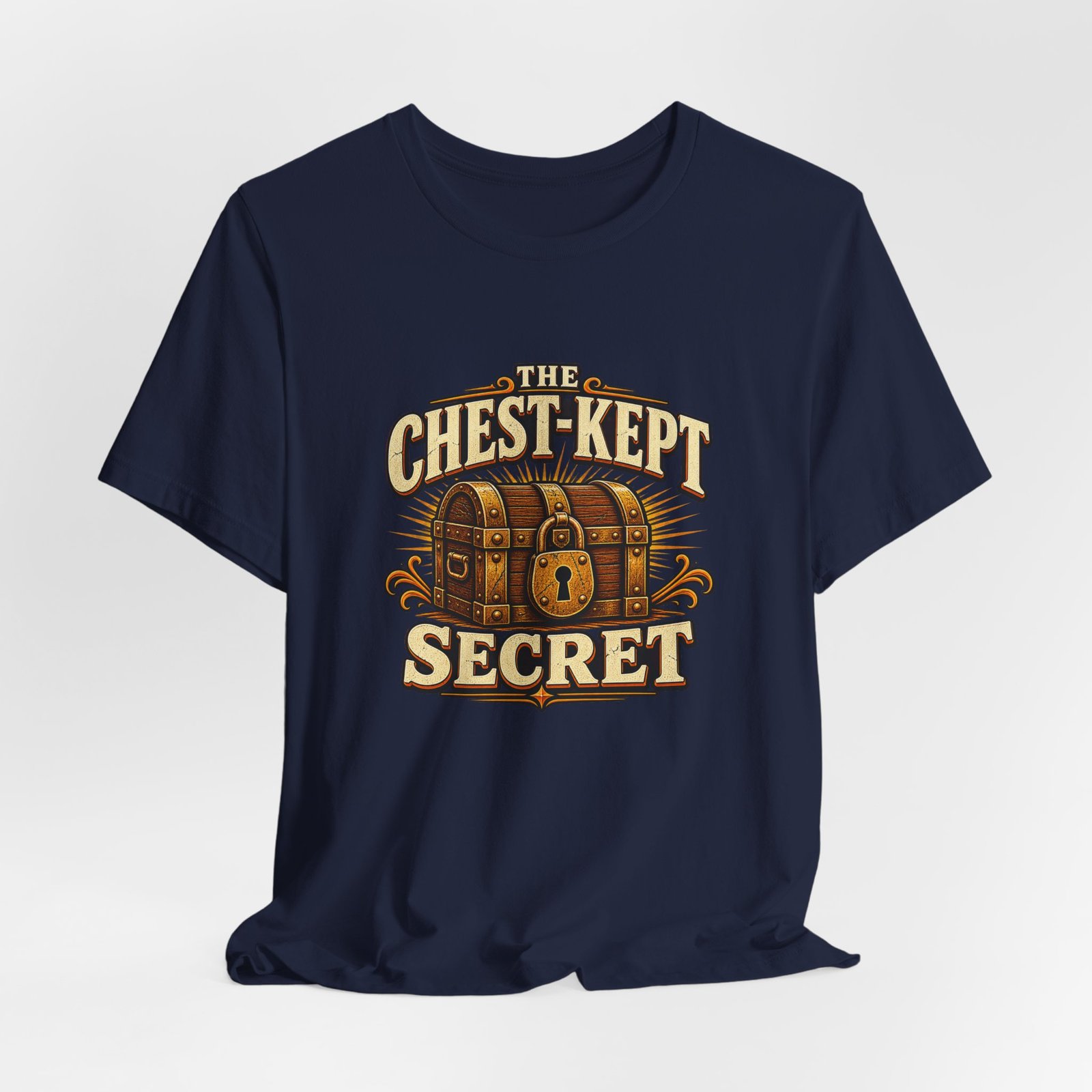 The Chest-Kept Secret Funny Treasure Pun Graphic Tee - Image 36