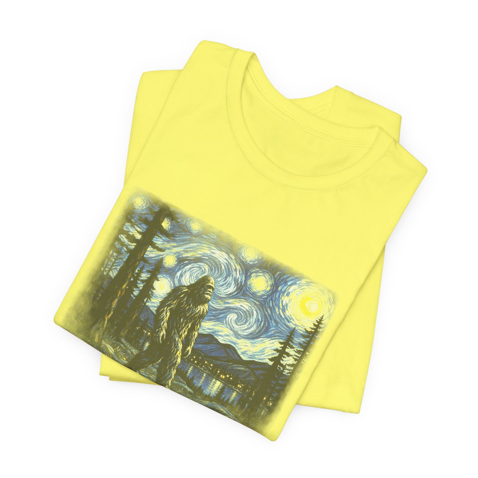 Bigfoot Moonlit Wilderness Graphic Tee - Image 19