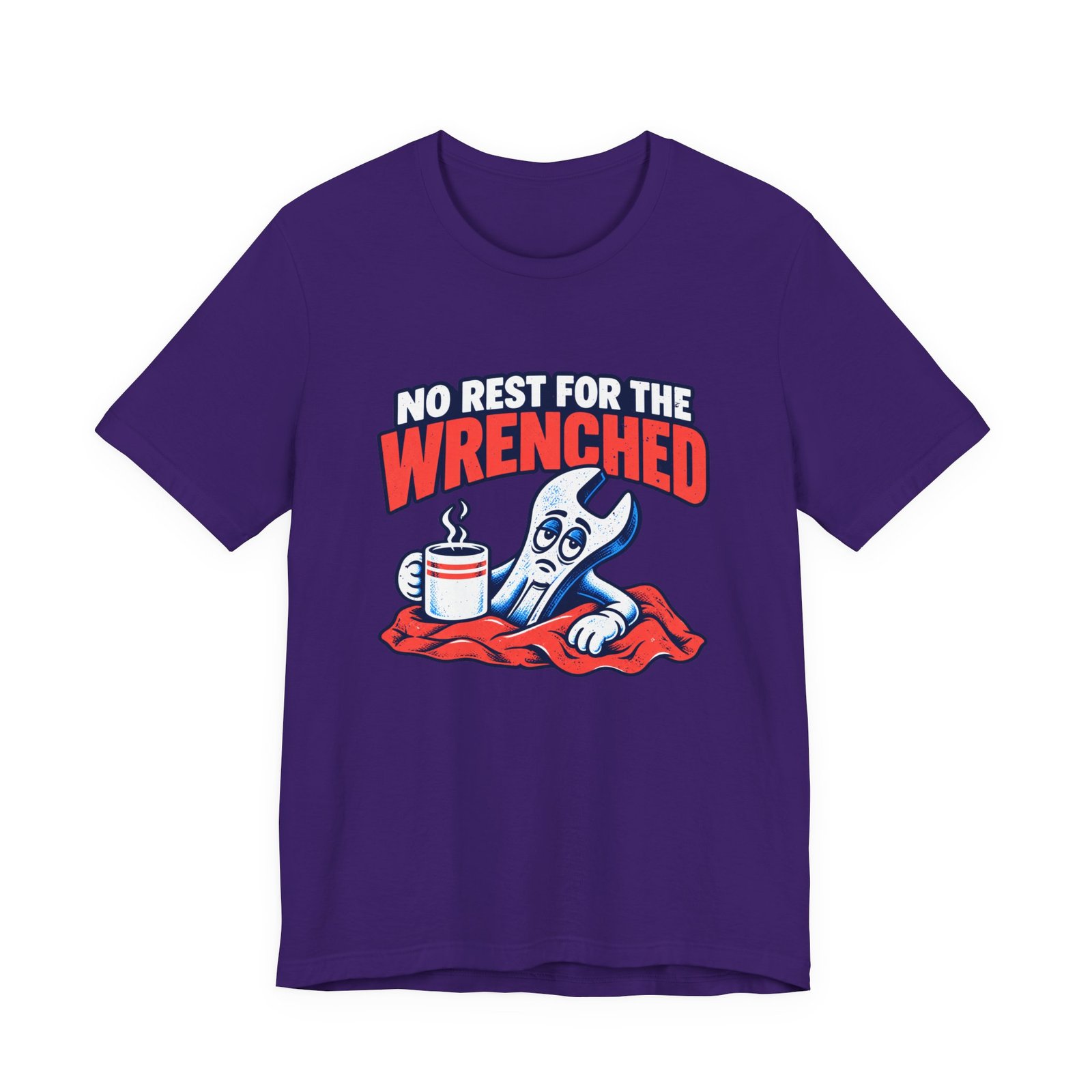 Wrenched Coffee Humor Graphic Tee - Image 25