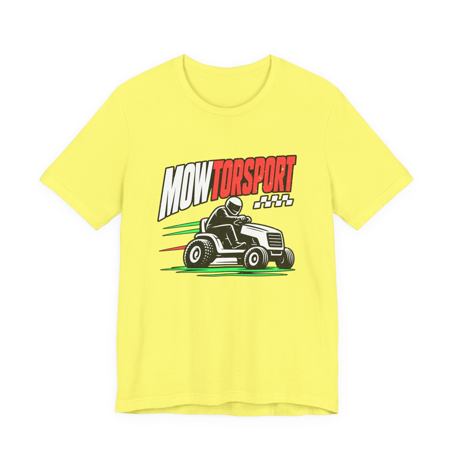 MOWTORSPORT Lawn Racing Humor Dad Jokes Graphic Tee - Image 17