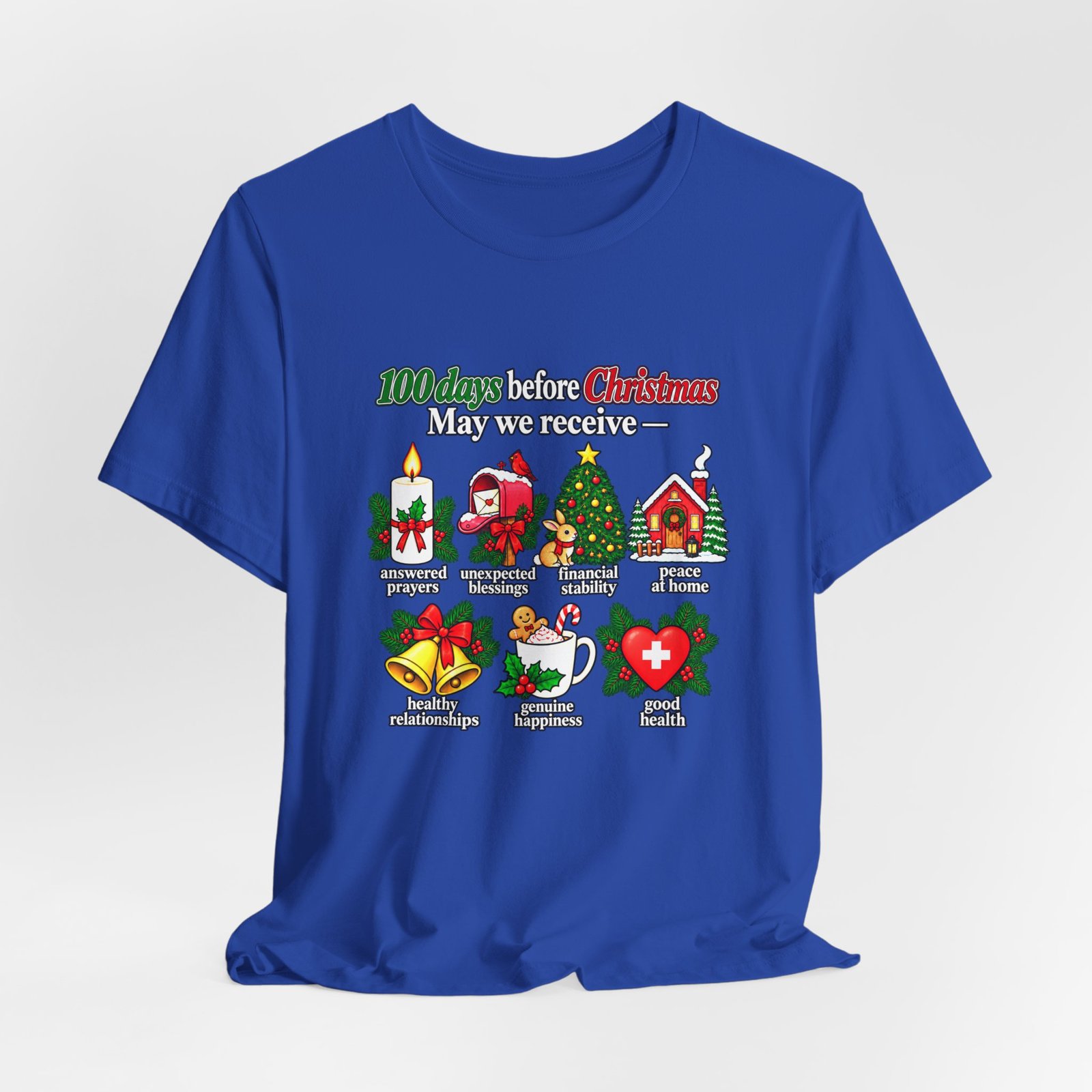 100 Days Before Christmas Answered Prayers Graphic Tee - Image 32
