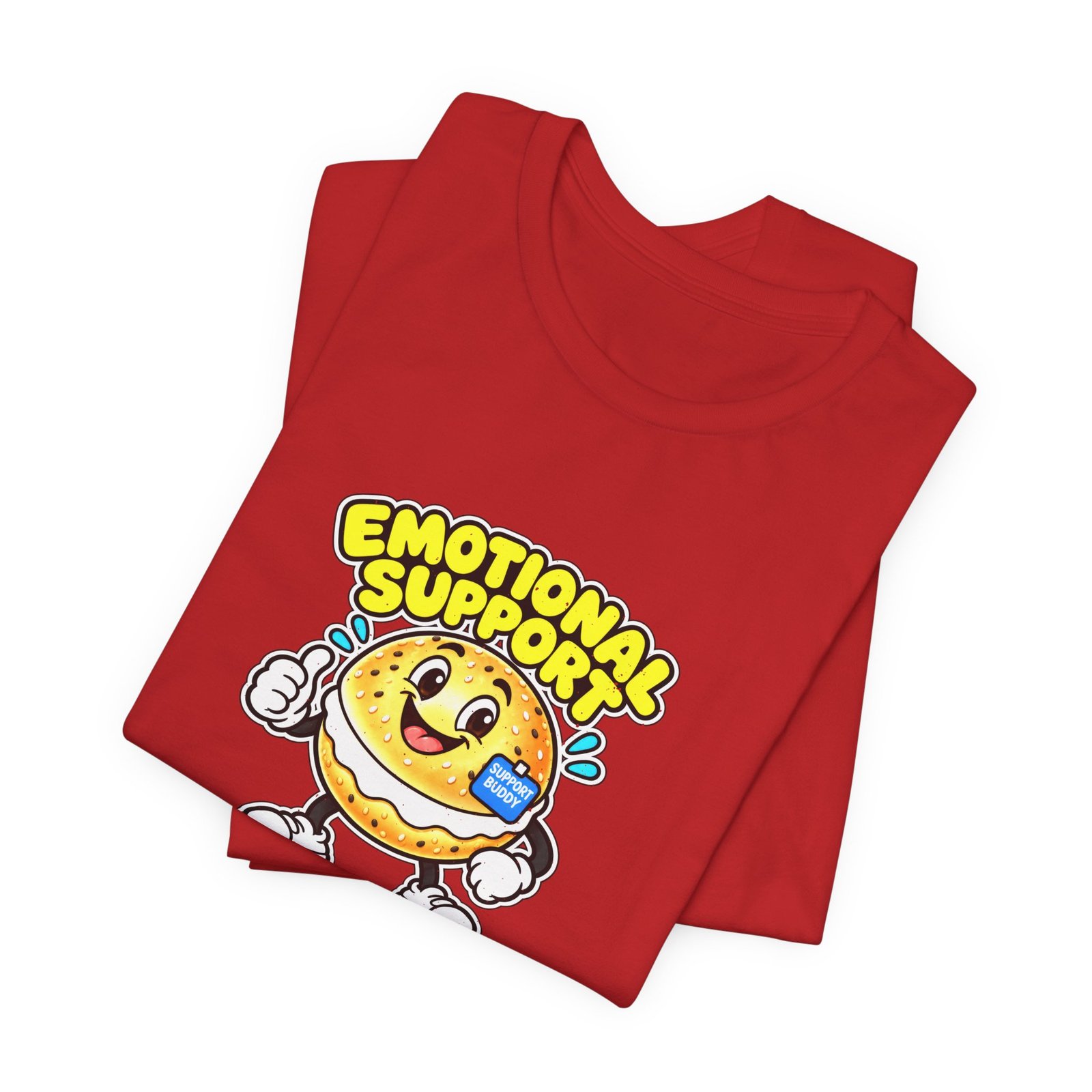 Emotional Support Bagel Graphic Tee - Image 47