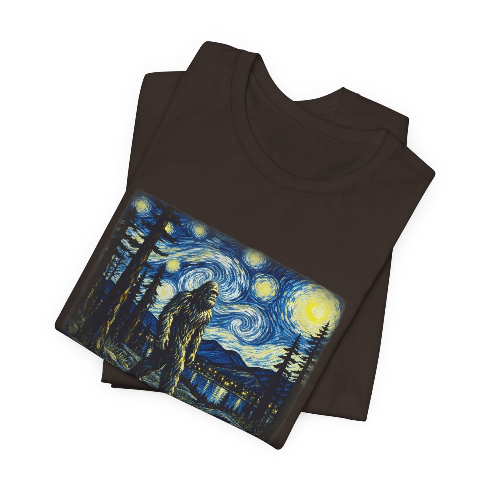 Bigfoot Moonlit Wilderness Graphic Tee - Image 11