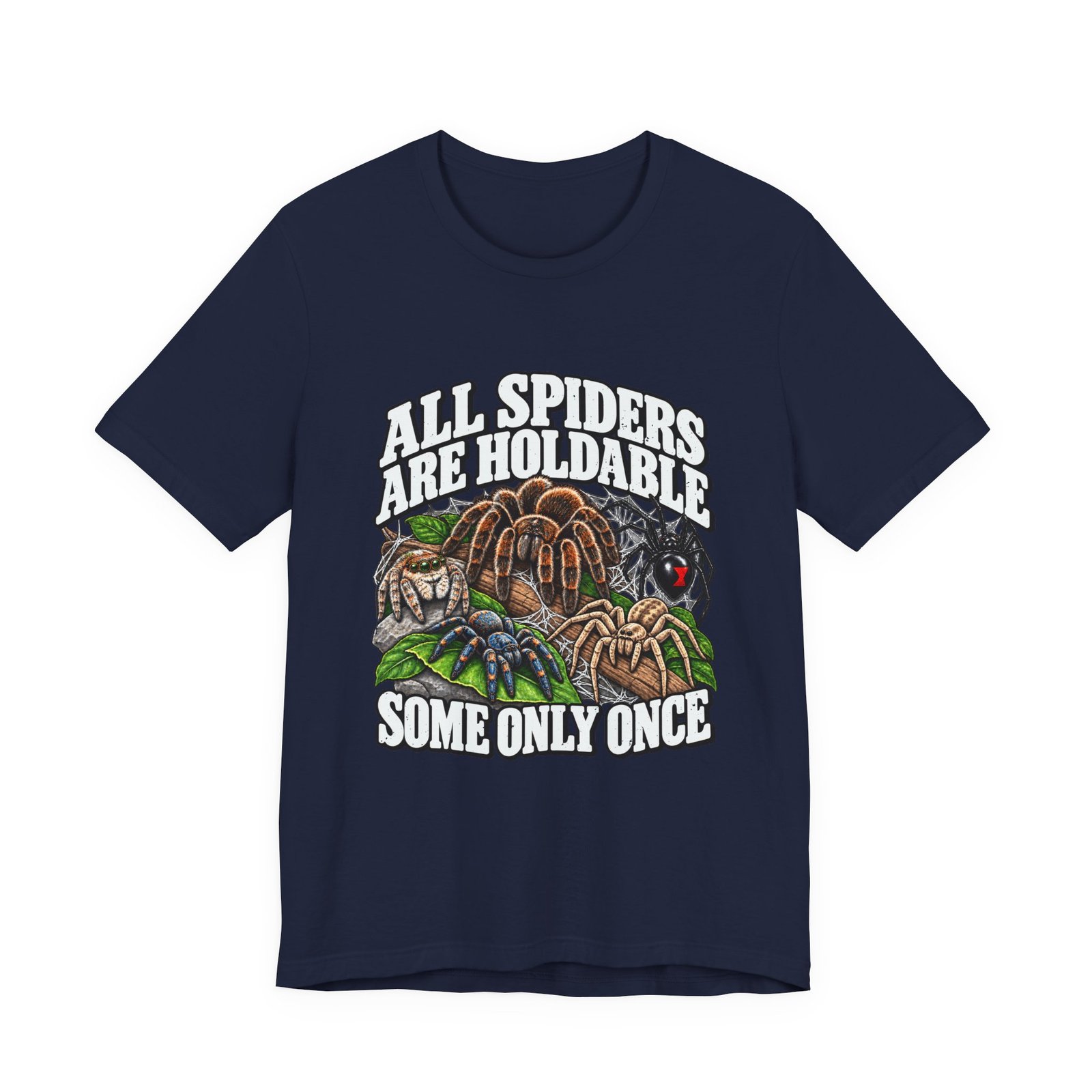All Spiders Are Holdable Some Only Once Arachnid Humor - Image 21