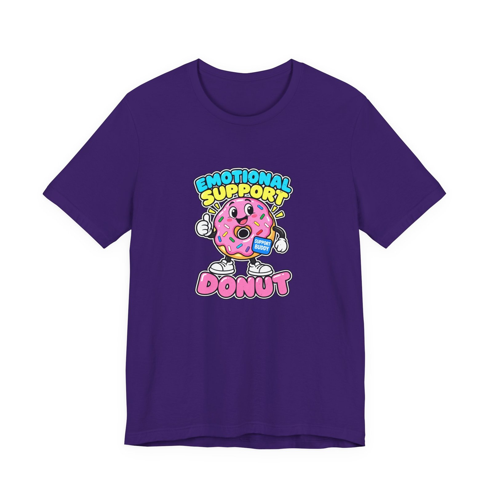 Emotional Support Donut Support Buddy Graphic Tee - Image 25