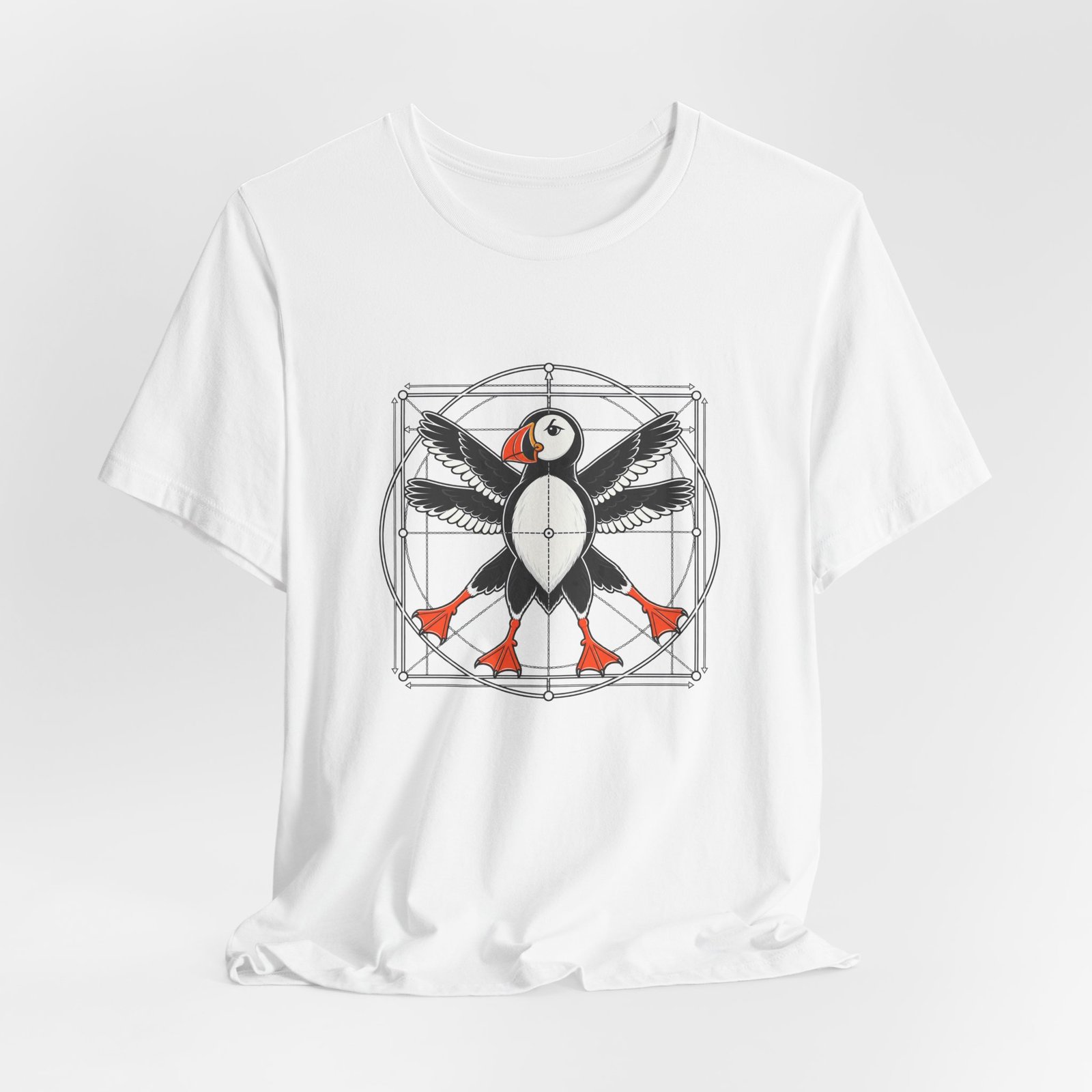Puffin Geometric Construction Diagram - Image 4