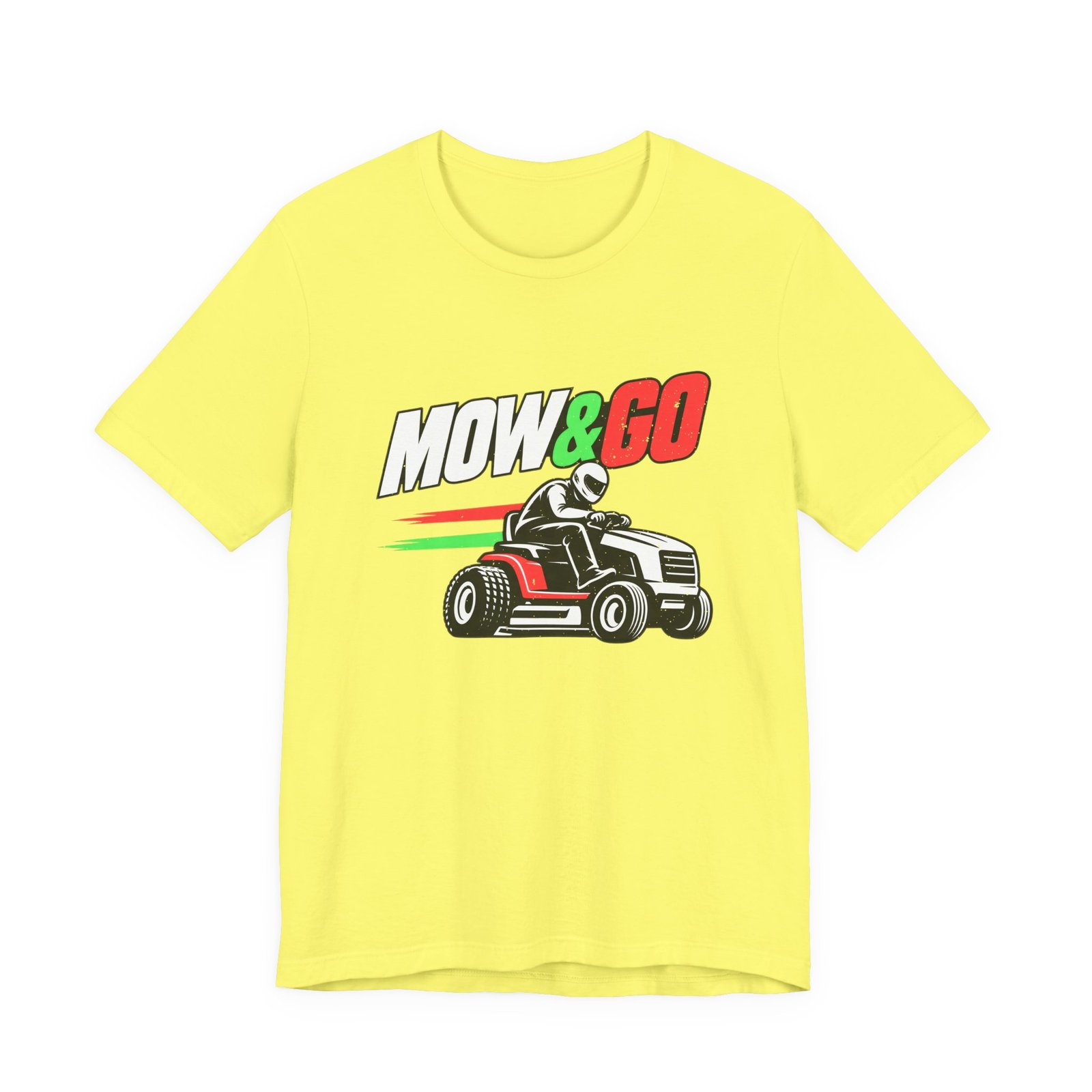 MOW & GO Lawn Mower Racing Dad Jokes Graphic Tee - Image 17