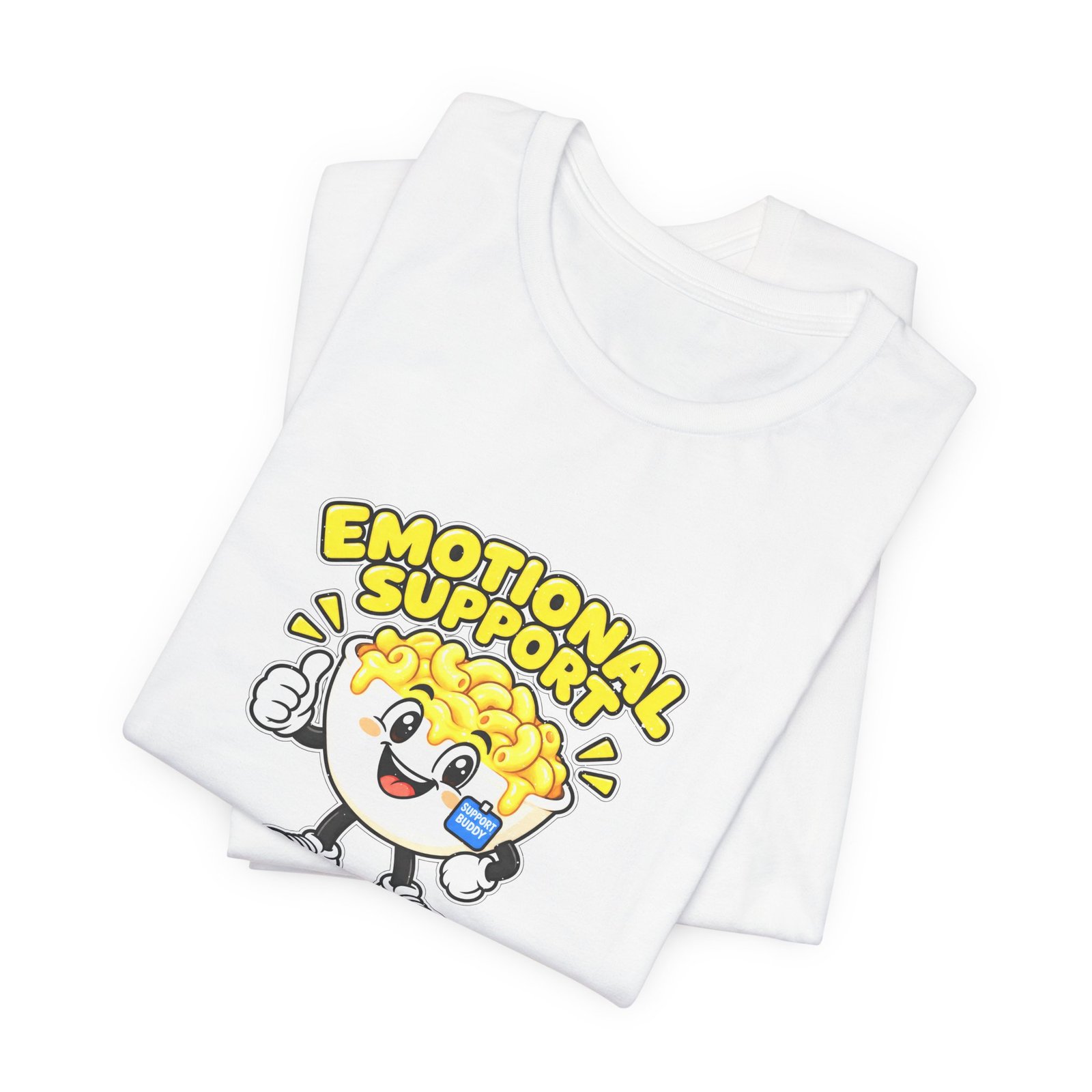 Emotional Support Mac & Cheese Graphic Tee - Image 3