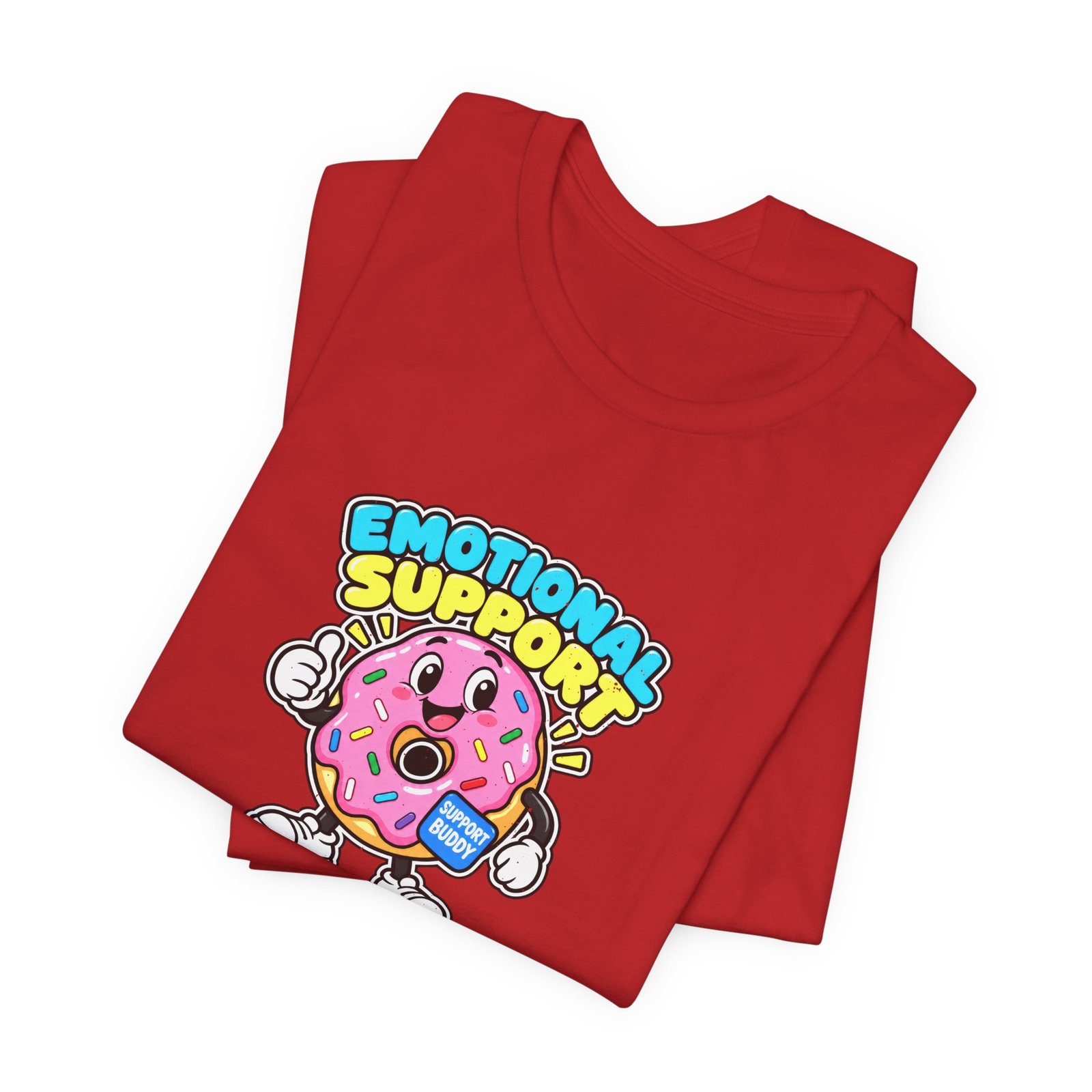 Emotional Support Donut Support Buddy Graphic Tee - Image 31