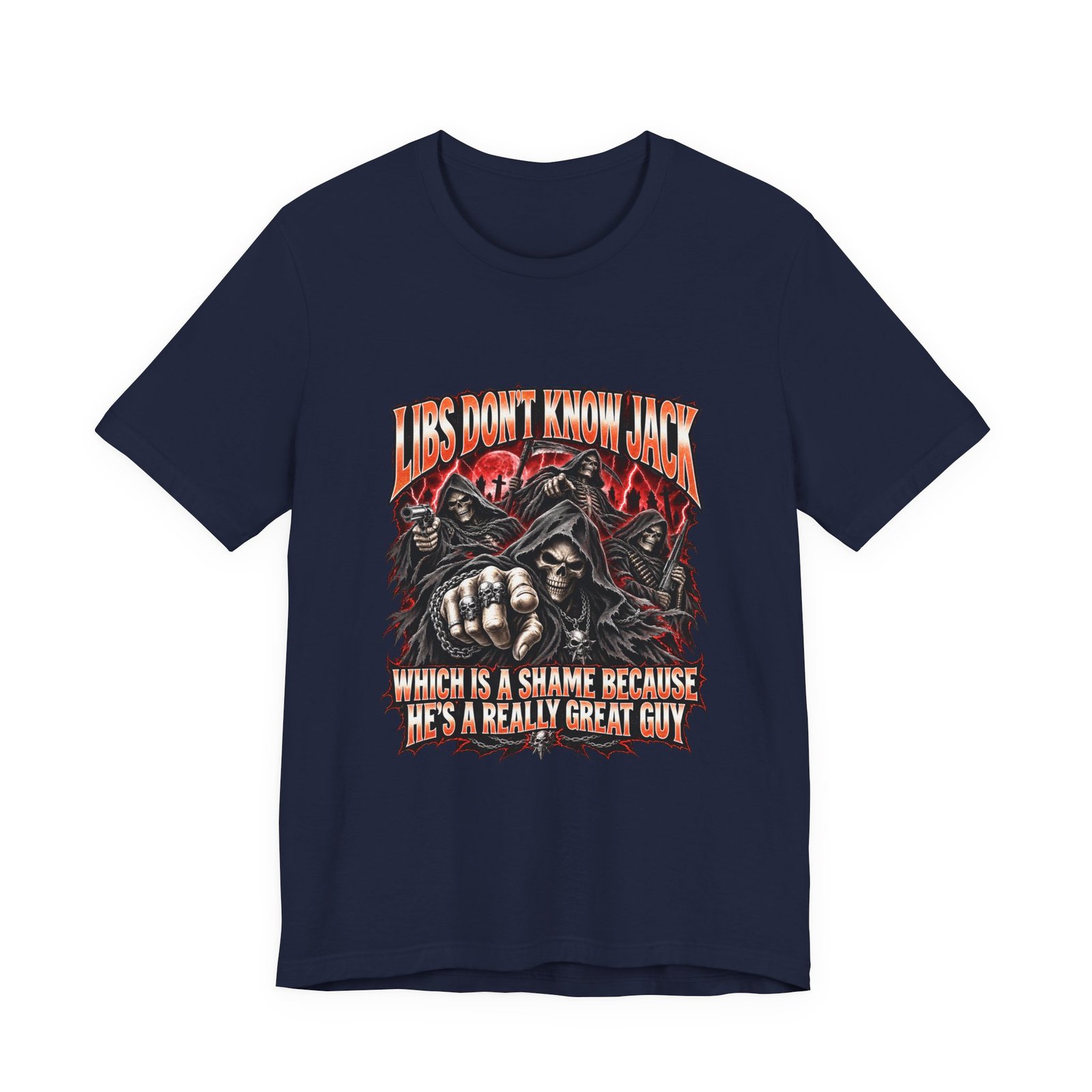 Libs Don’t Know Jack Gothic Reaper Humor - Image 21