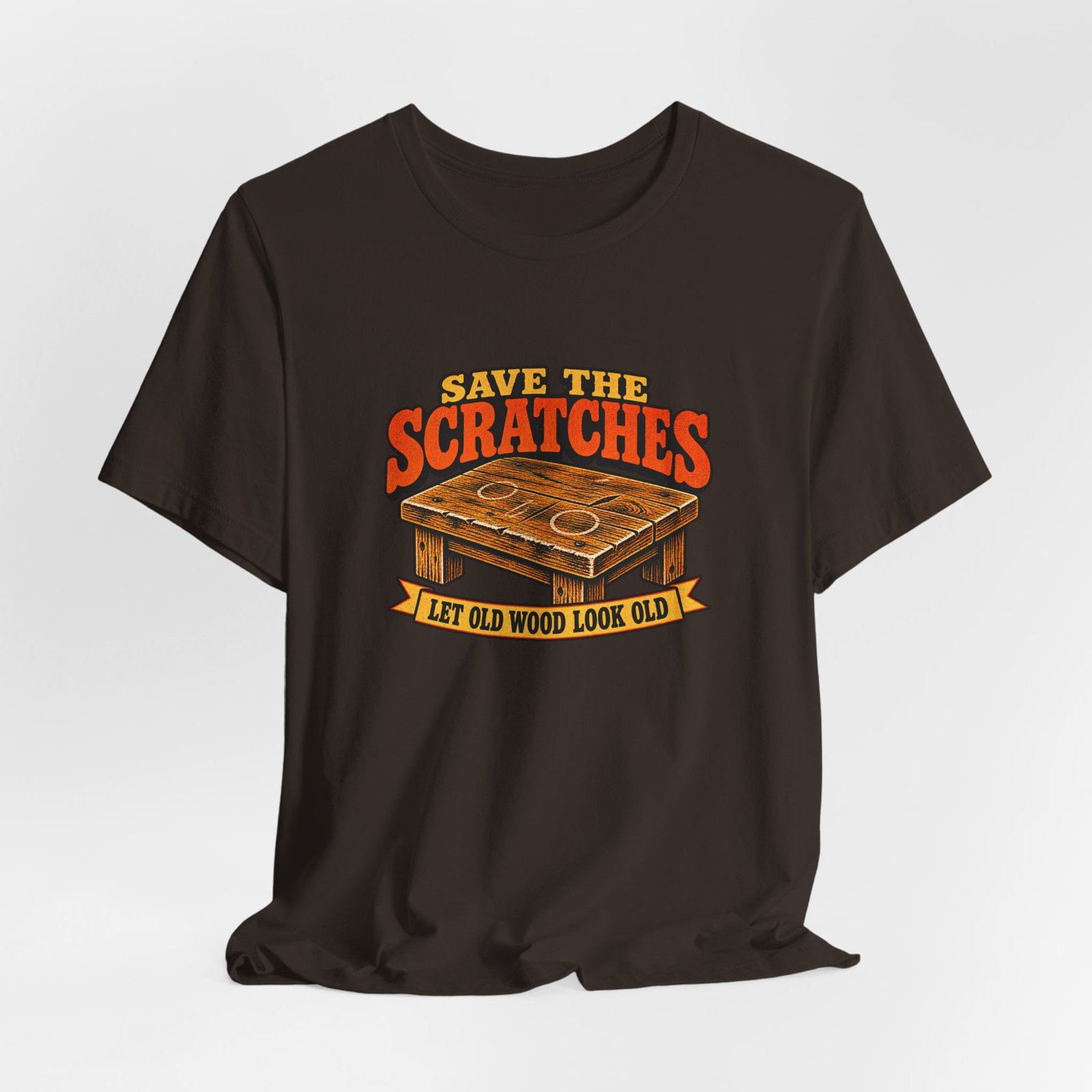 Save the Scratches Cornhole Board Patina Humor - Image 12