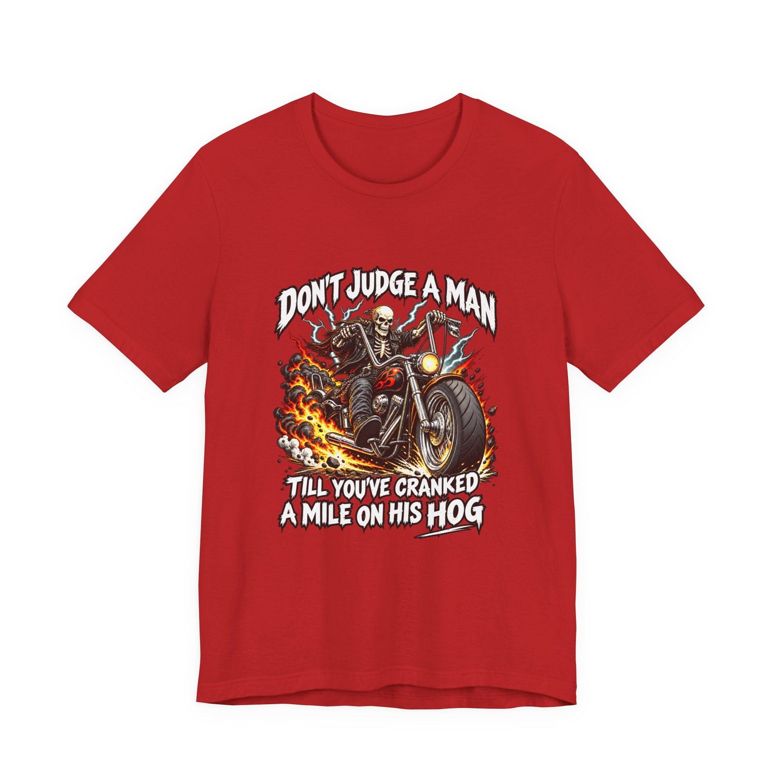 Don't Judge A Man Till You've Cranked A Mile Graphic Tee - Image 29