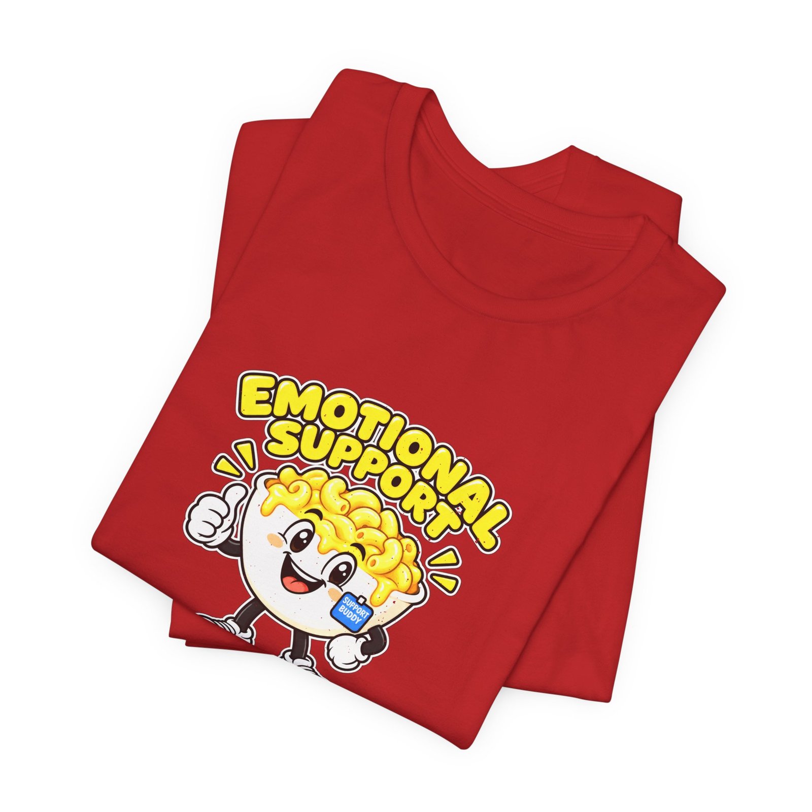 Emotional Support Mac & Cheese Graphic Tee - Image 47