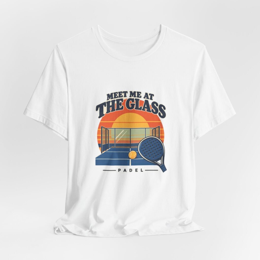 At The Glass Padel Retro Court Graphic Tee