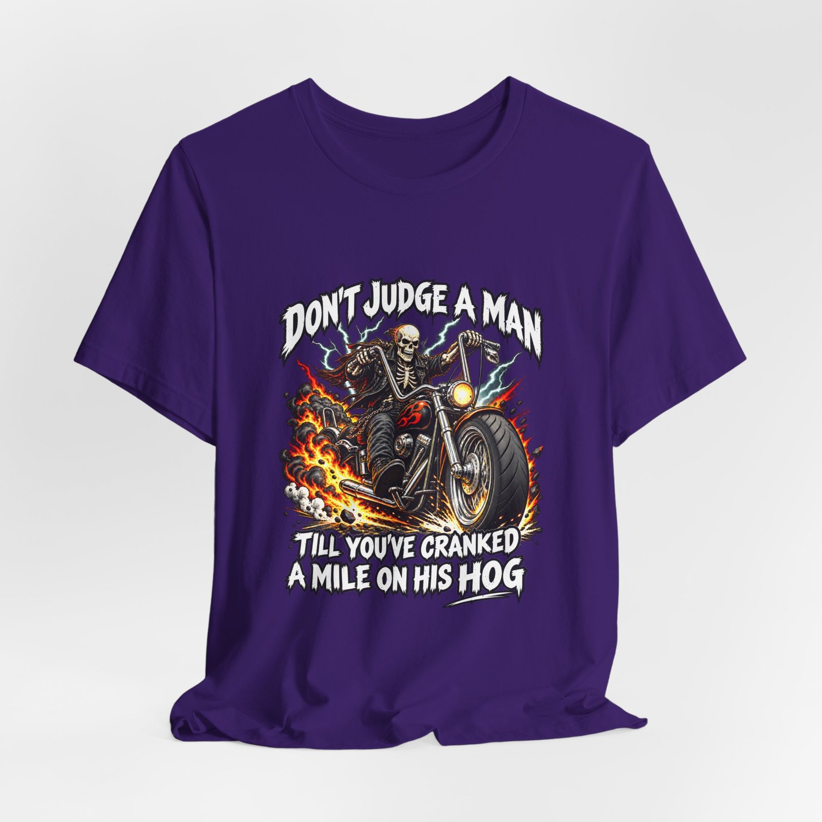 Don't Judge A Man Till You've Cranked A Mile Graphic Tee - Image 28