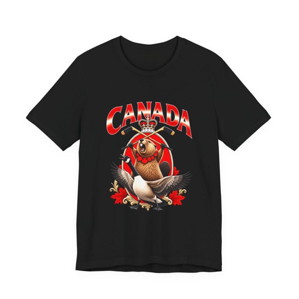 CANADA Beaver Goose Hockey Crest
