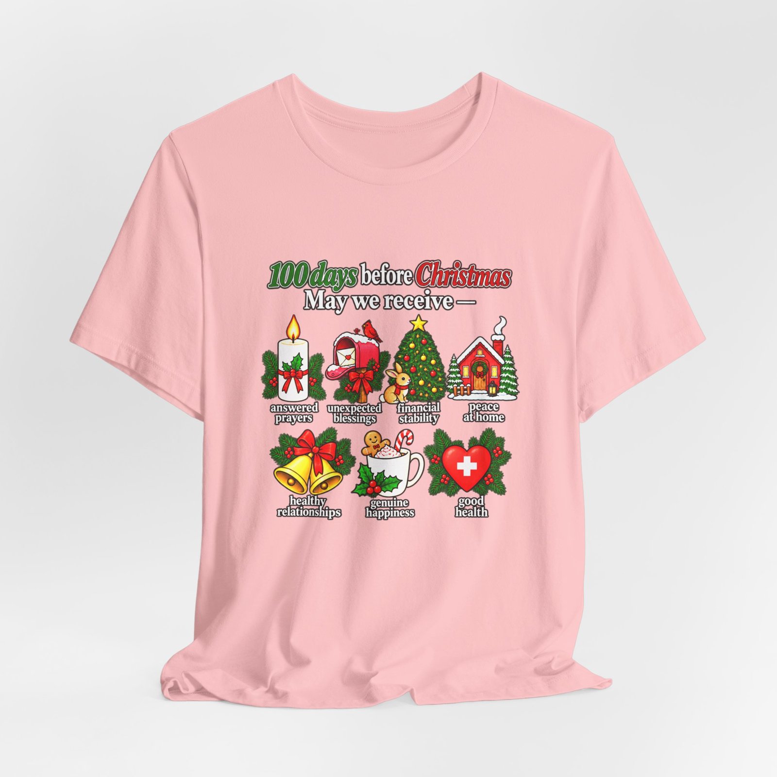 100 Days Before Christmas Answered Prayers Graphic Tee - Image 44