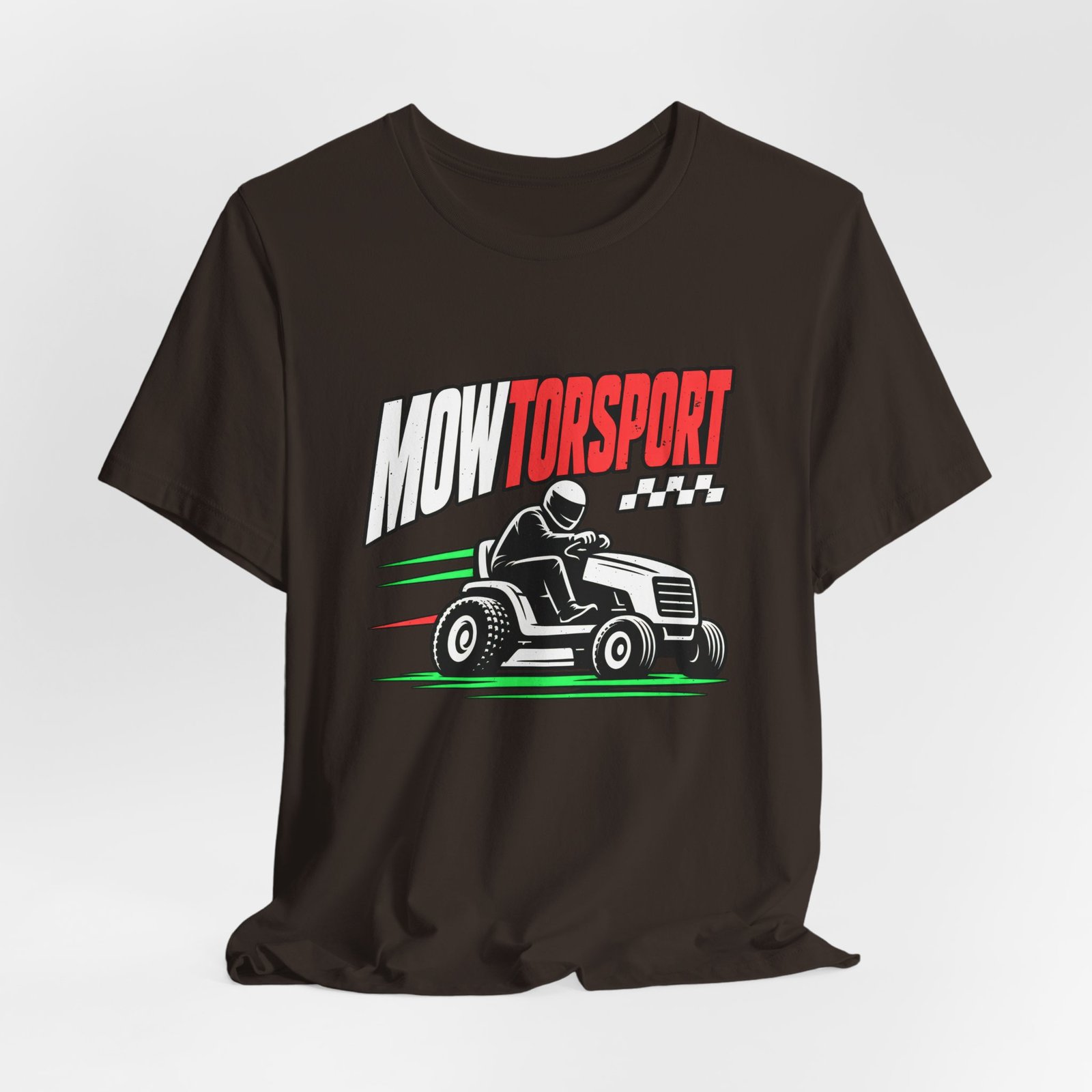 MOWTORSPORT Lawn Racing Humor Dad Jokes Graphic Tee - Image 12