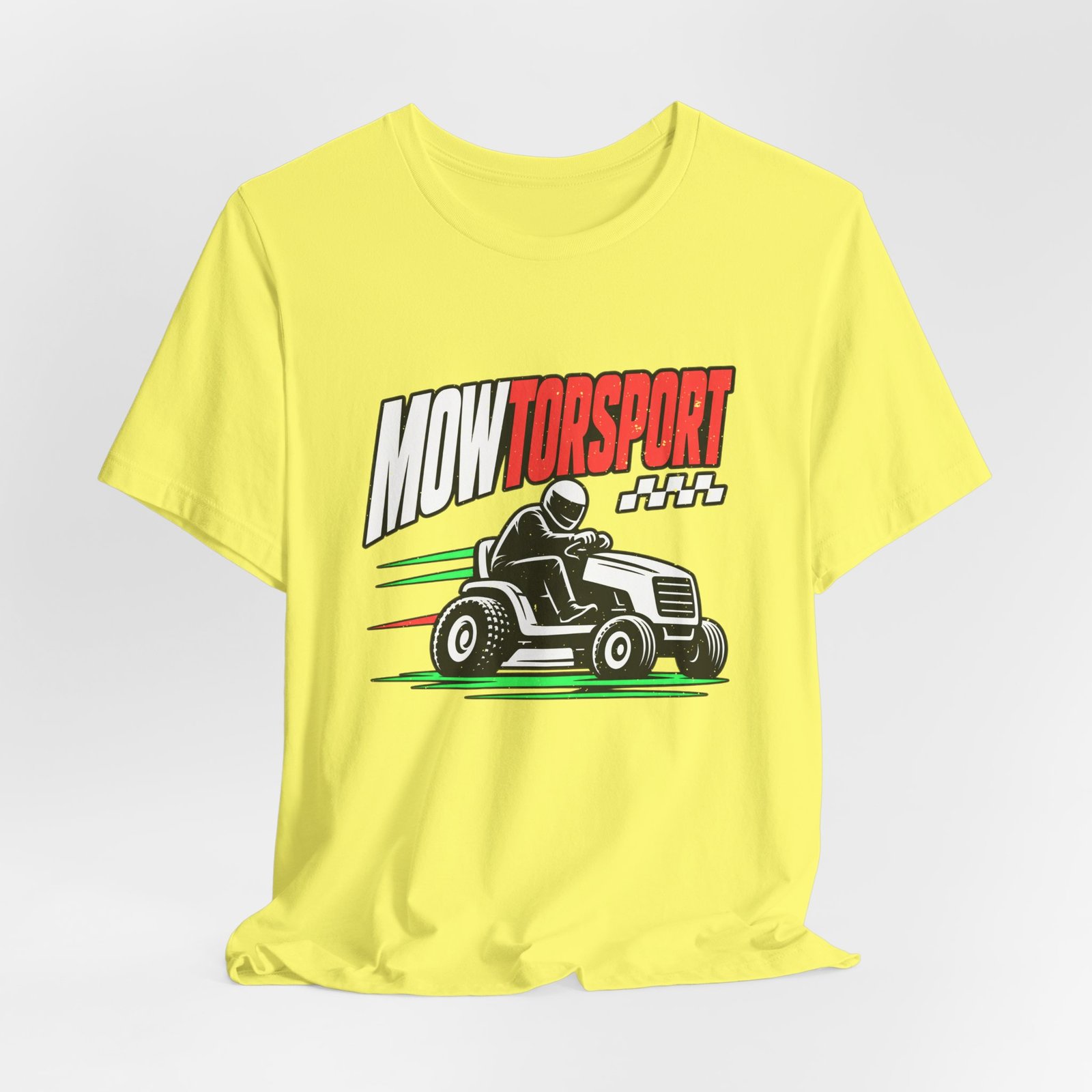 MOWTORSPORT Lawn Racing Humor Dad Jokes Graphic Tee - Image 20