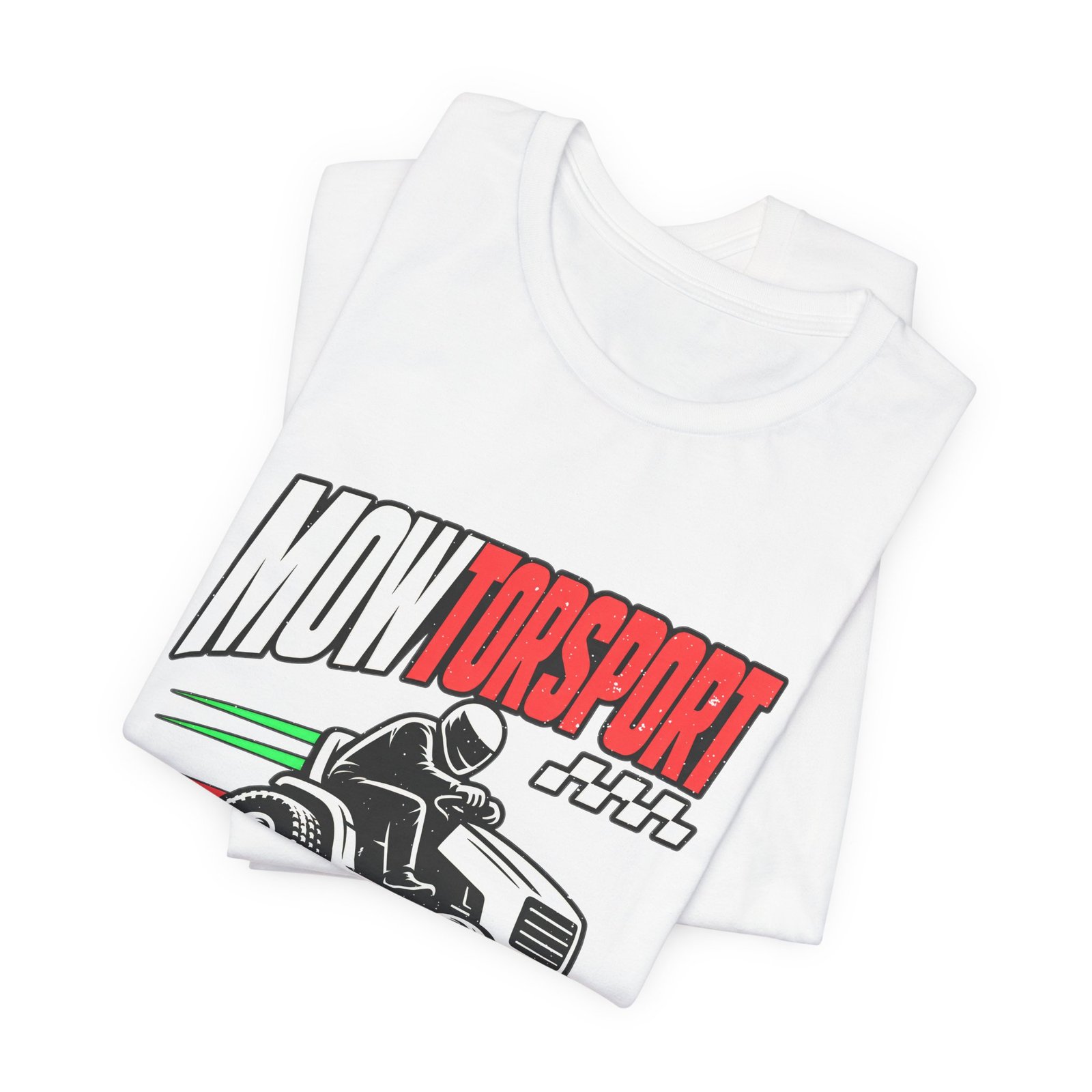 MOWTORSPORT Lawn Racing Humor Dad Jokes Graphic Tee - Image 3