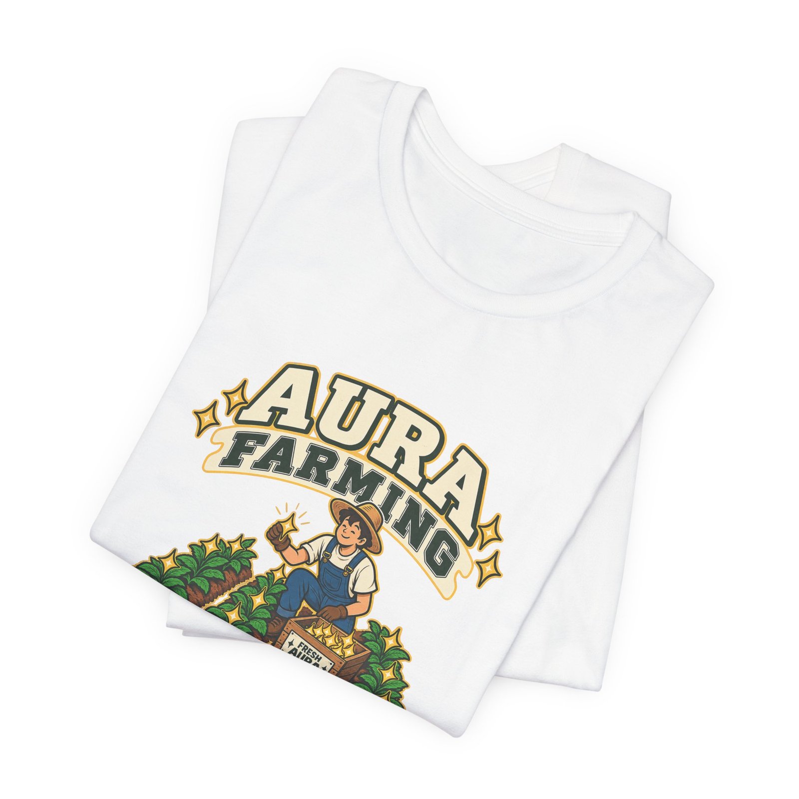 Aura Farming Cartoon Farmer Harvest - Image 3