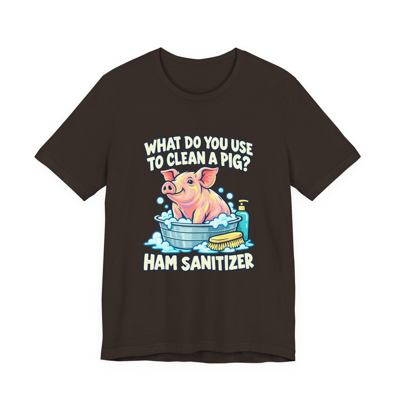 Funny Ham Sanitizer Pig Bath Joke