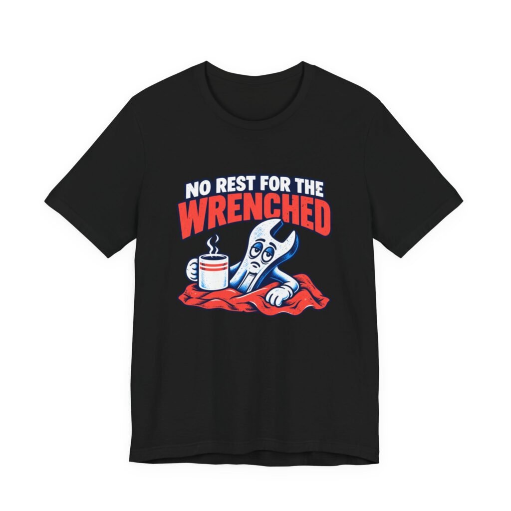 Wrenched Coffee Humor Graphic Tee