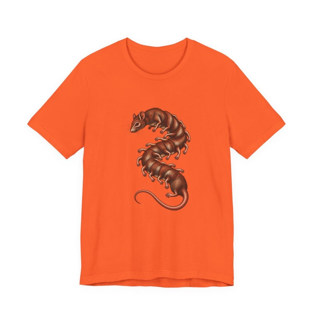 Surreal Mutant Rat Centipede Anatomy Study Graphic Tee