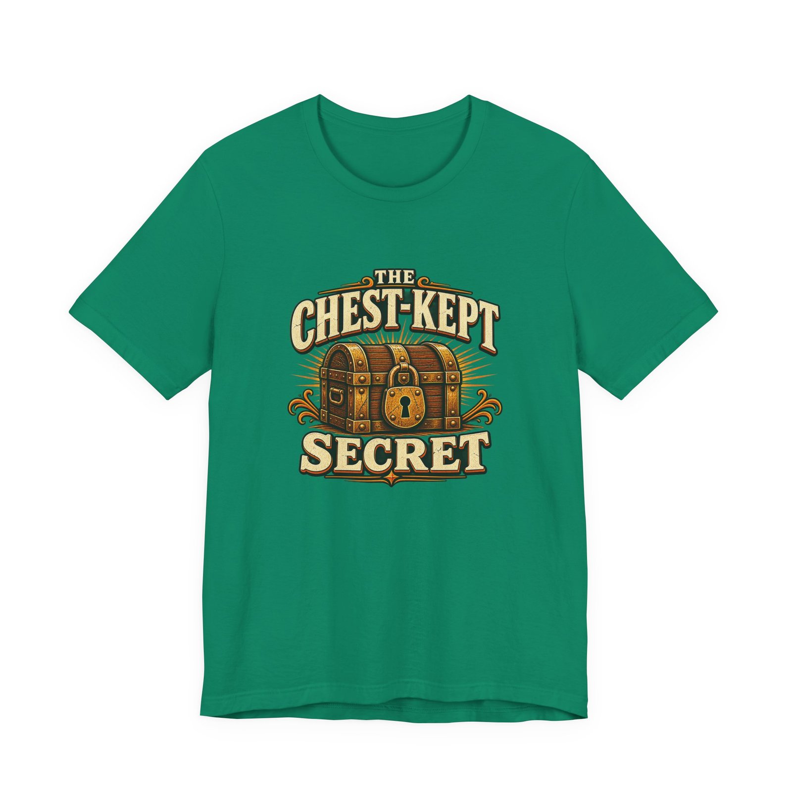 The Chest-Kept Secret Funny Treasure Pun Graphic Tee - Image 25