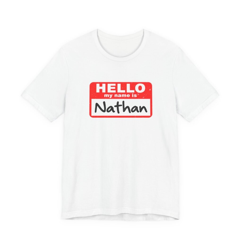 Hello My Name Is Nathan Meme Halloween Costume Graphic Tee