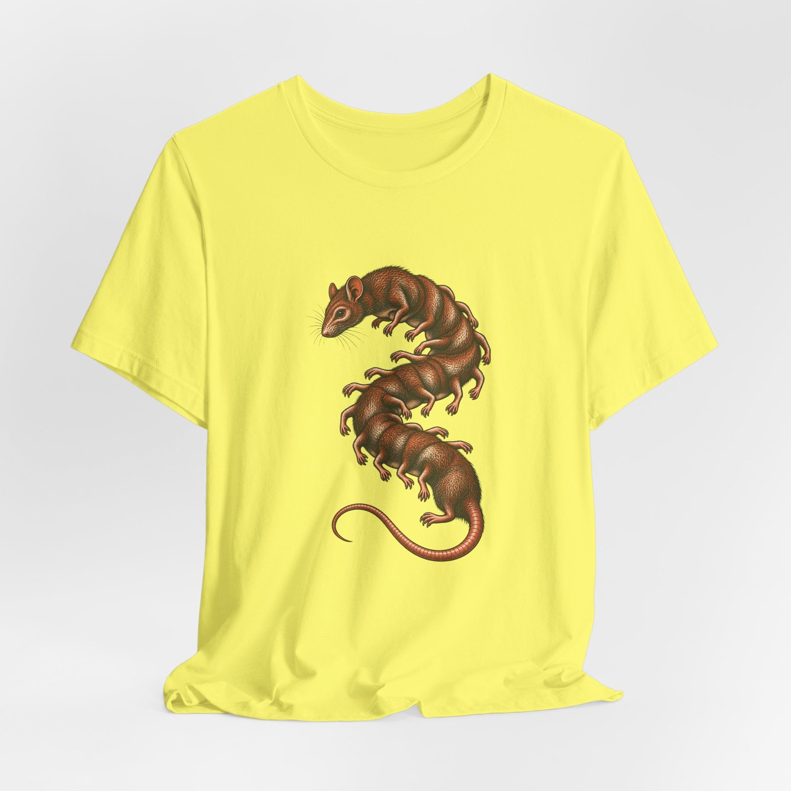 Surreal Mutant Rat Centipede Anatomy Study Graphic Tee - Image 12