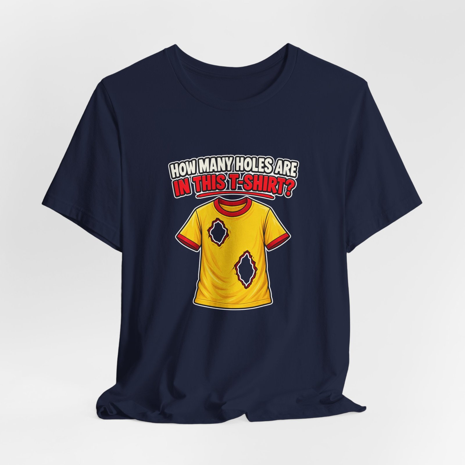 How Many Holes Are In This T-Shirt? Visual Riddle - Image 36