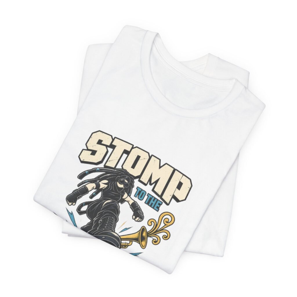 Stomp To The Pomp Cybergoth Dance Trumpet Graphic Tee