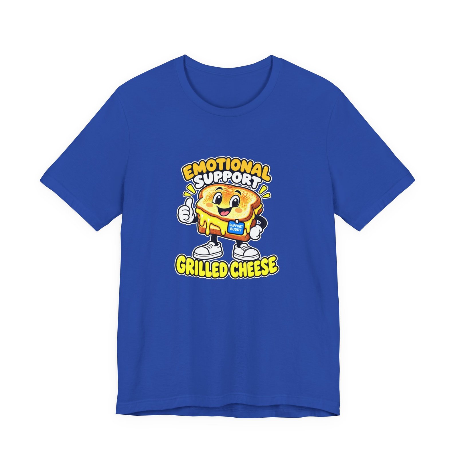 Emotional Support Grilled Snack Cheese Graphic Tee - Image 29
