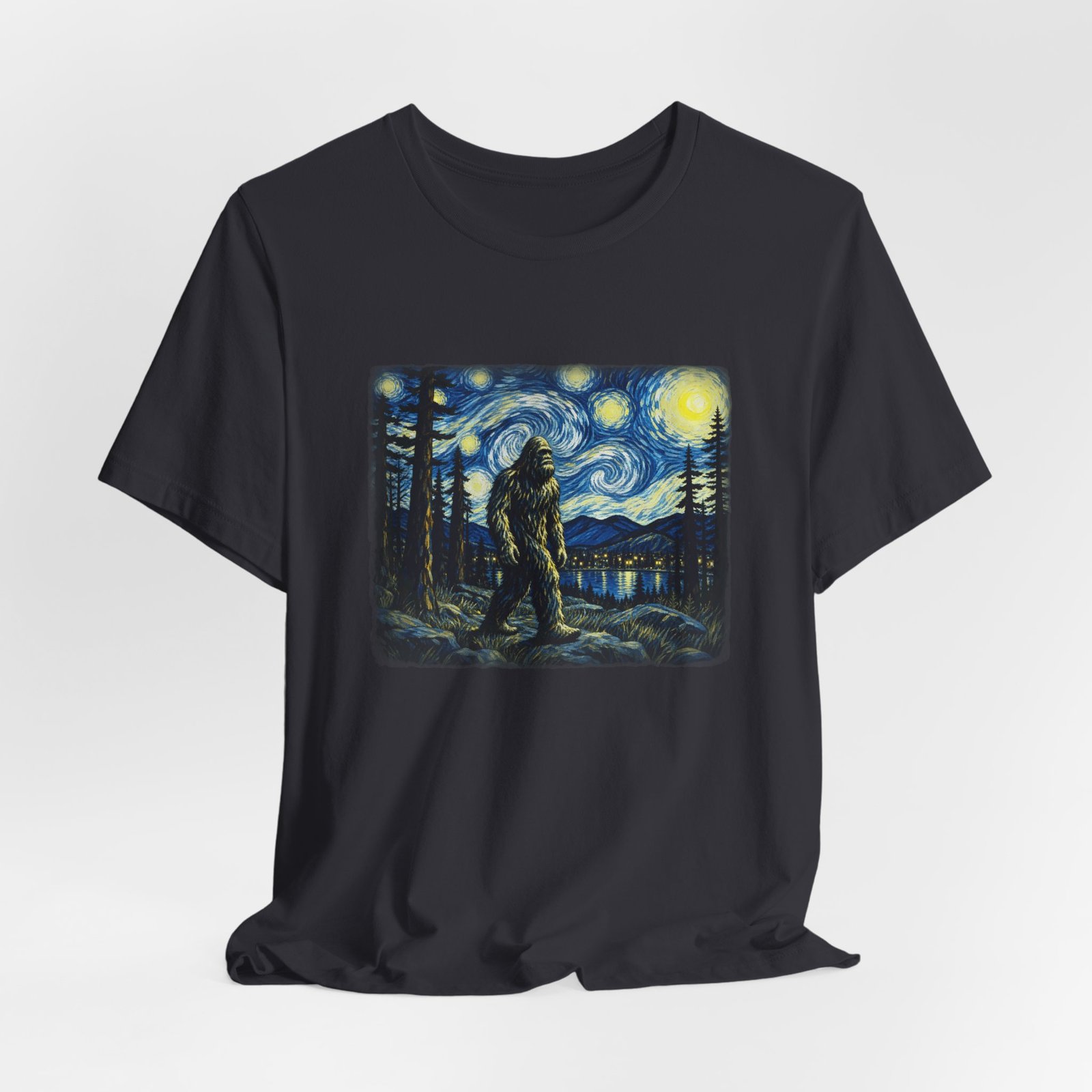 Bigfoot Moonlit Wilderness Graphic Tee - Image 24